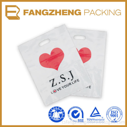 custom transparent plaid plastic hdpe zipper bag 2014